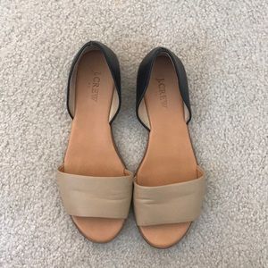 J crew leather sandals